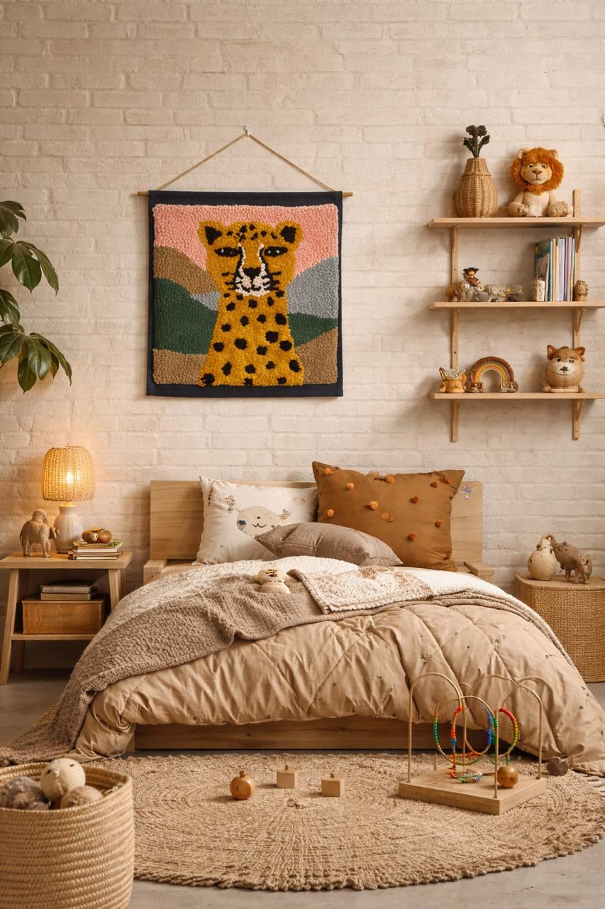 LILLA LEOPARD-Wall Canvas Decor