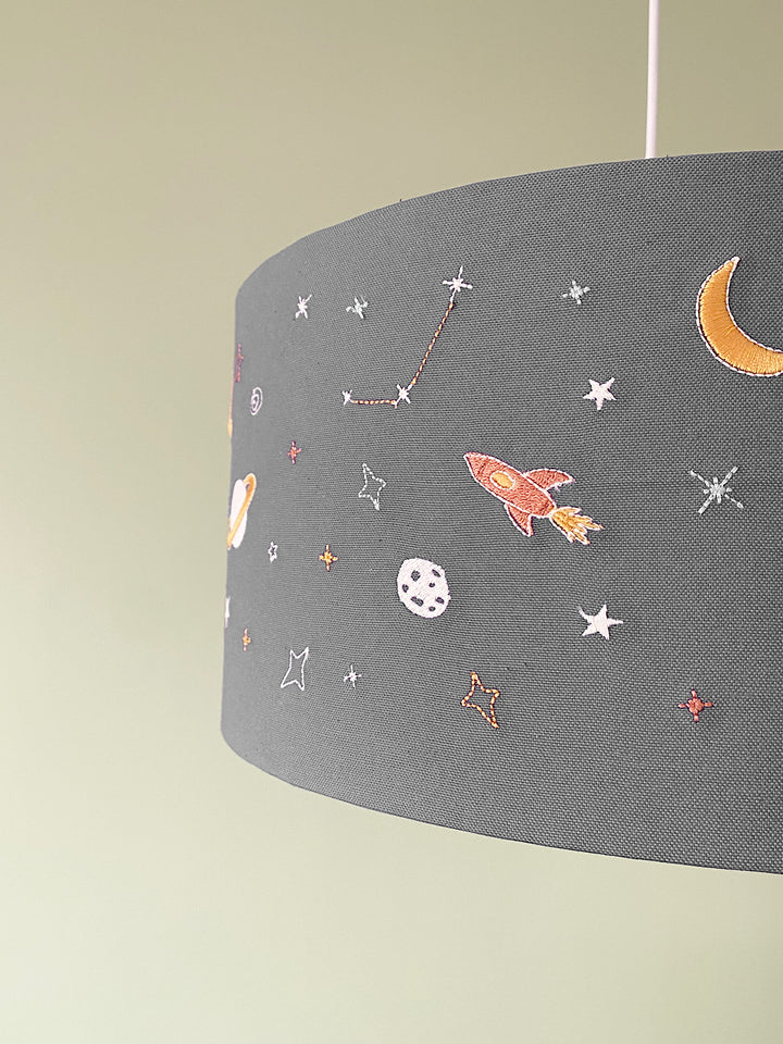 GLOW IN THE DARK SPACE Ceiling Lampshade