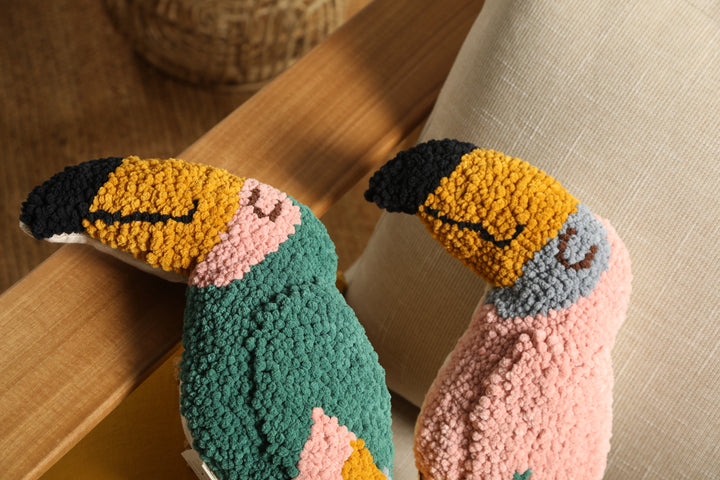 tierkissen tukan kinderzimmer