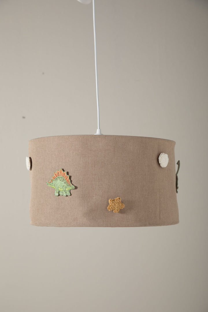 Saga Mix & Match nursery lampshade with embroidered patches