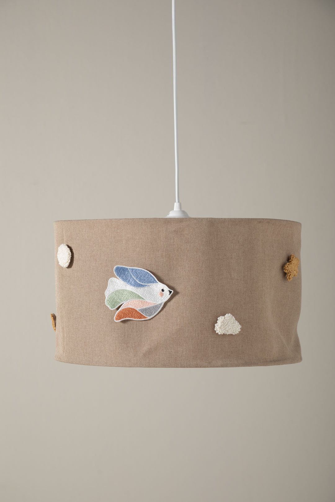  Mix & Match children’s lampshade with Velcro patches