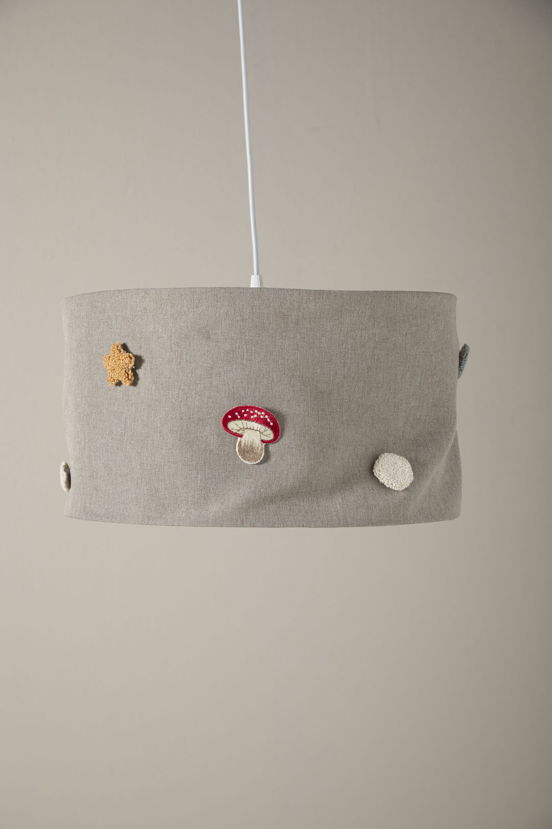 Handmade children’s room lampshade with premium fabric finish